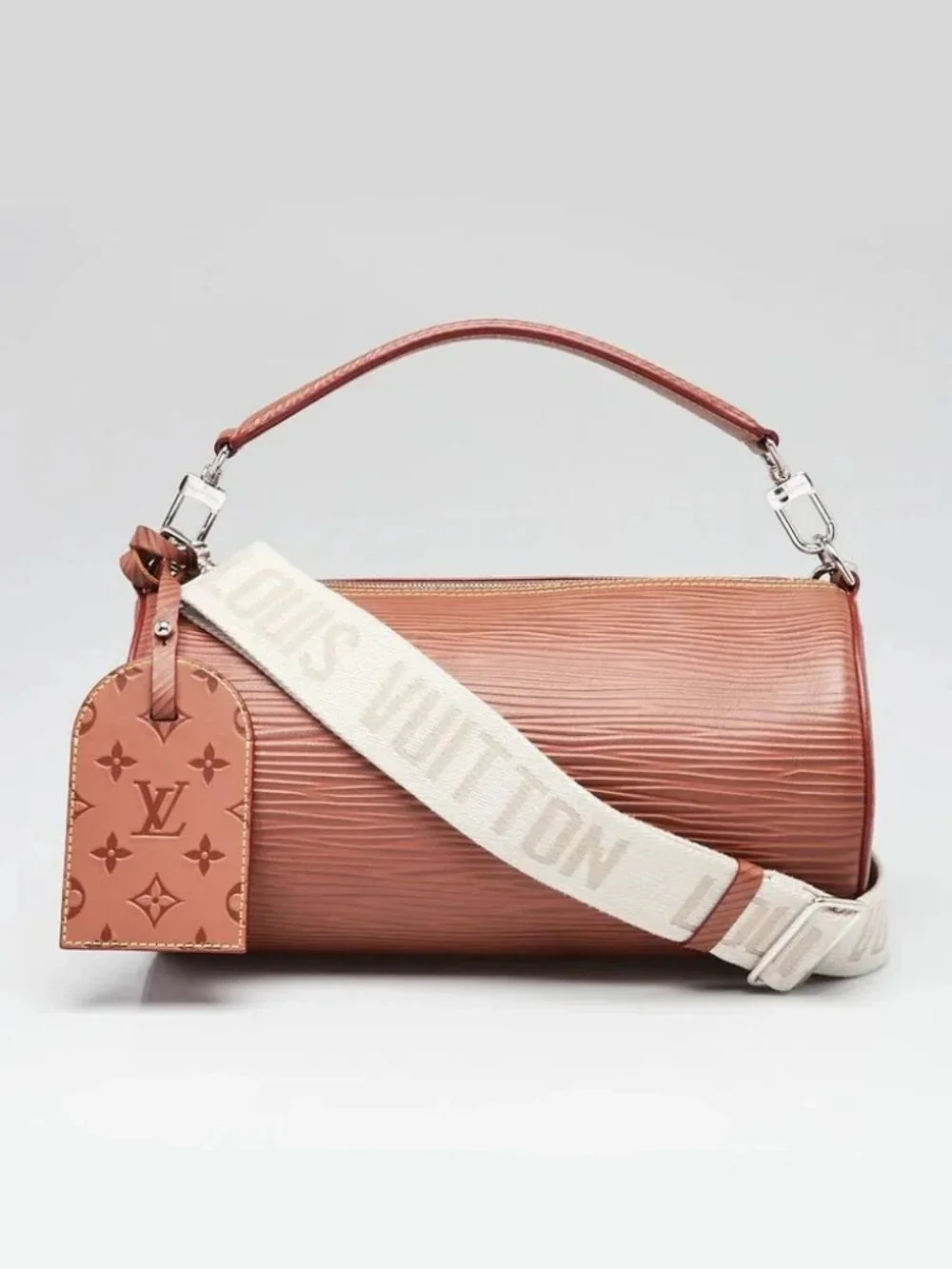 Louis Vuitton Brown Epi Leather Soft Polochon XL Bag